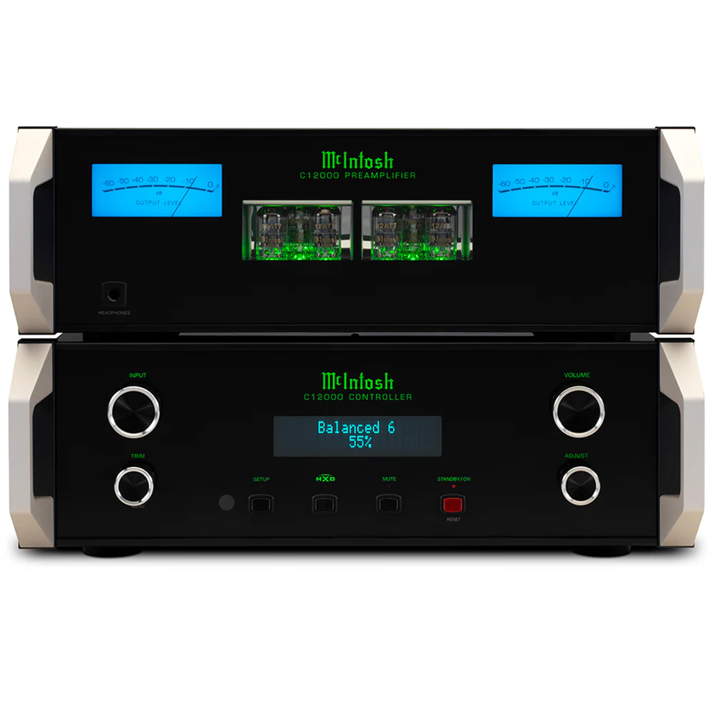 C12000 2-Channel Solid State and Vacuum Tube Preamplifier - Image 3
