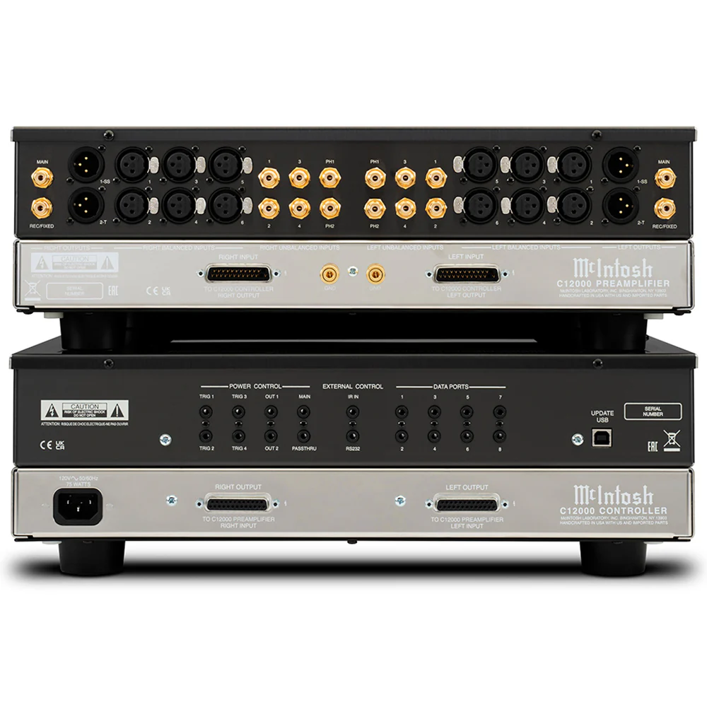 C12000 2-Channel Solid State and Vacuum Tube Preamplifier - Image 4
