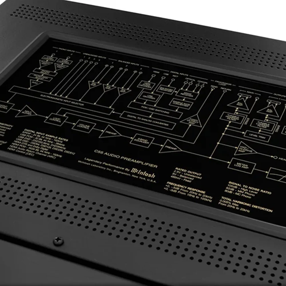 McIntosh C55 2-Channel Solid State Preamplifier - Image 7