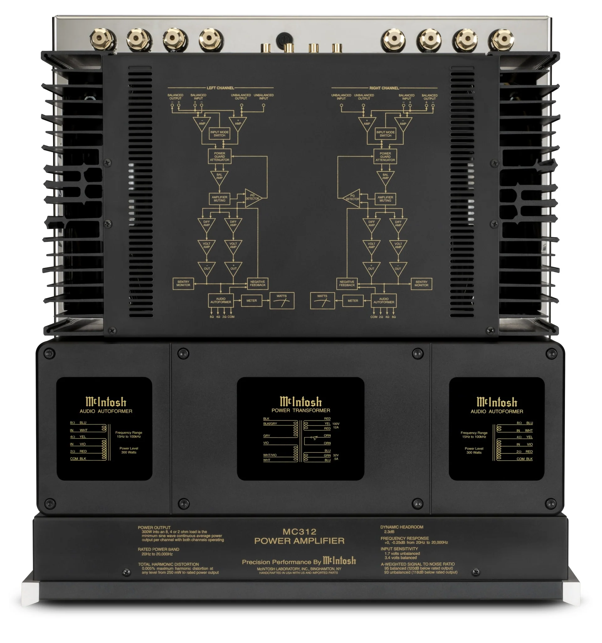 McIntosh MC312 Power Amplifier - Image 3