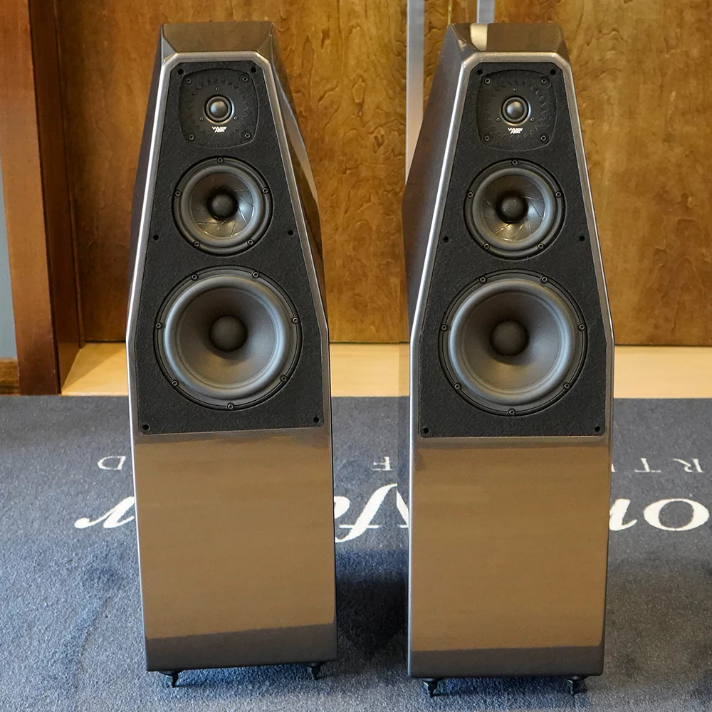 Wilson Audio Certified Authentic Never Titled SabrinaX Floorstanding Speakers, Galaxy Gray