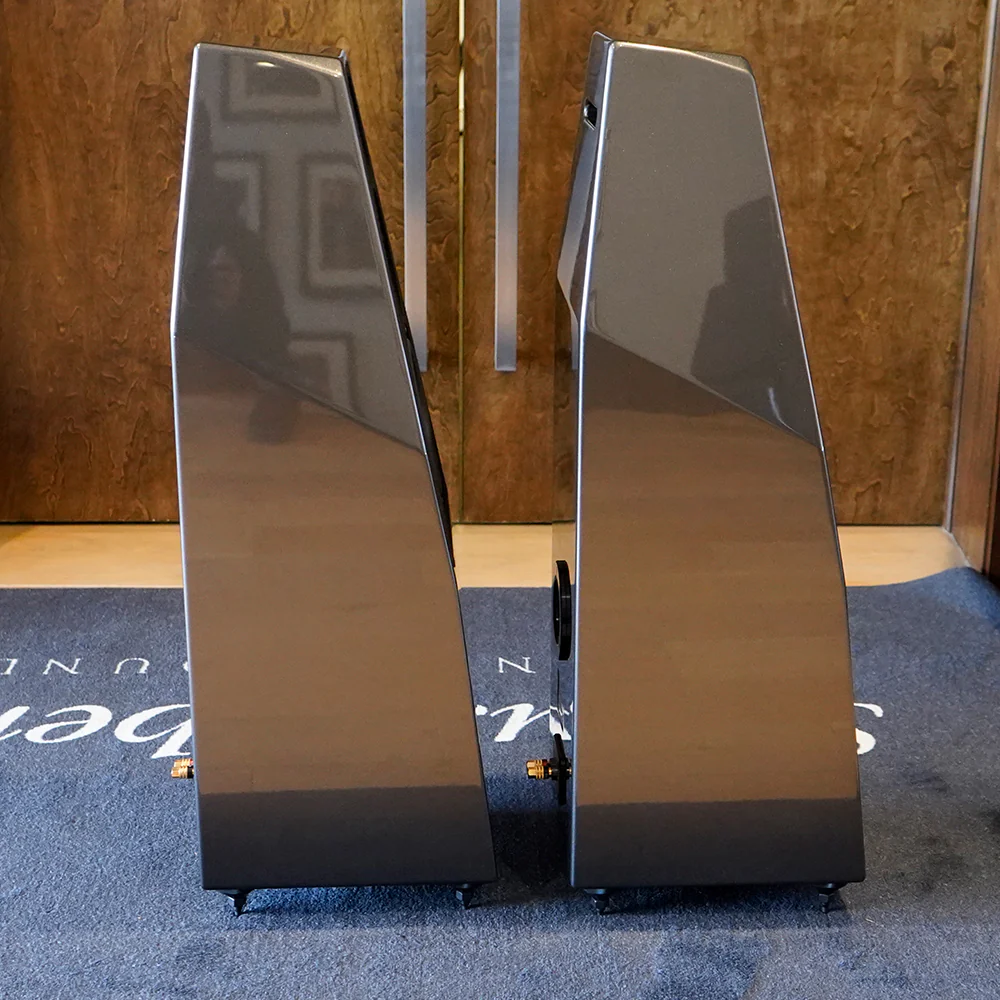 Wilson Audio Certified Authentic Never Titled SabrinaX Floorstanding Speakers, Galaxy Gray - Image 3