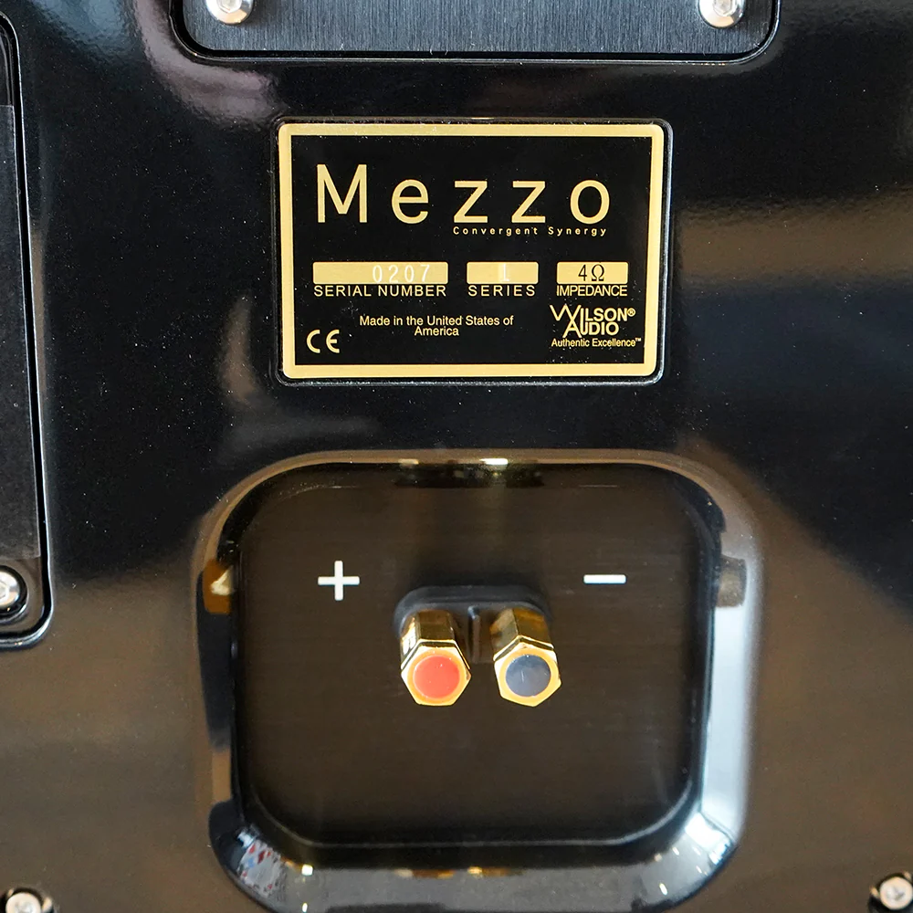 Wilson Audio Certified Authentic Pre-Owned Mezzo CS Center Speaker, Obsidian Black - Image 7